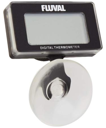 Fluval 11195 Submersible Digital Thermometer Black