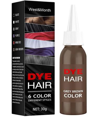 DSOUWEH Natural Fast Color Hair Dye Fashion Smoky Punk Style Hairs Cream Liquid Beauty Tool Hairs Coloring for Home Use - Buy Online on SooperMarket.com