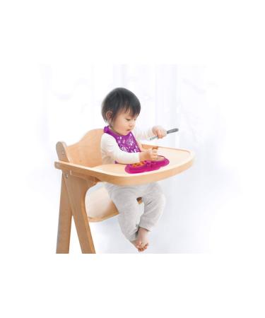 Kushies Siliplate Silicone Suction Plate for Toddlers - Pink Butterfly (Candy) | BPA, PVC & Phthalate Free | Non-Slip Feeding Dish | Dishwasher, Microwave & Oven Safe - Buy Online on SooperMarket.com