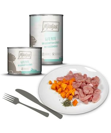 Mjamjam Premium Wet Cat Food Trial Package - Grain-Free 6-Pack (6 x 400g) - Extra Meat Single Mix - Buy Online on SooperMarket.com
