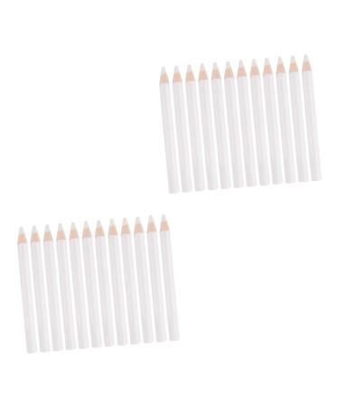 DOITOOL 48 Pcs Nail Point Drill Pencil Nail Dotting Pen Gems Picking Pen Nail Art Gems Diy Nail Art Gems Picker Pen Wax Pencil Nail Point Pen Crayons White Nail Sticker Drill Manicure Wood