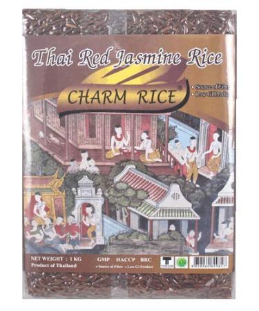 Thai Red Jasmine Rice 1kg by Charm