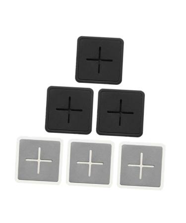 OSALADI 6pcs Towel Storage Plug Bath Towel Hook Metal Hangers Wall Hanger Kitchen Hook Nail Glue Rack
