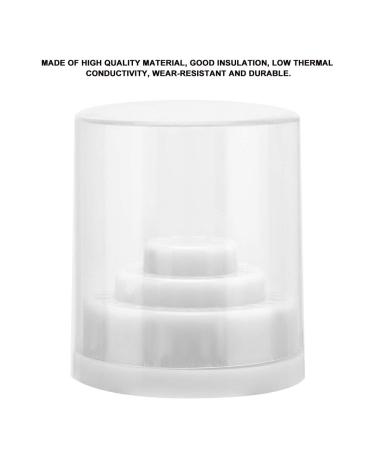 48 Slots Clear Nail Drill Case Holder - Manicure Tool Organizer & Display Stand for Nail Drill (White) - Buy Online on SooperMarket.com