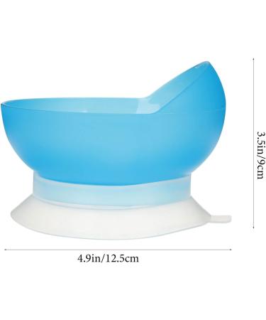 Suction Cup Bowl Silicone Scooper Bowl Suction Plate Disabled Person Bowl Self Feeding Bowl Elderly Assistant Dish for Handicapped Person - Buy Online on SooperMarket.com