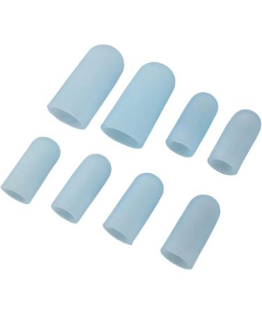 High-Quality Hammer Toe Covers - Silicone 4 Pairs Breathable Ventilation Large Toe Caps for Corns & Blisters Relief - Buy Online on SooperMarket.com