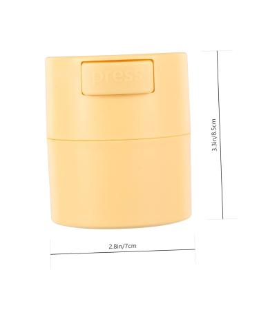 Balacoo Eyelash Glue Jar - Portable Lash Extension Tool Sealed Hard Plastic Makeup Container - 8.5x7cm - Perfect for Eyelash Extensions - Buy Online on SooperMarket.com