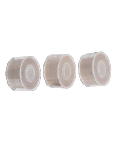 Housoutil 3 Rolls Mesh Double Eyelid Sticker Stickers Empty Tubes Bulk Tape Eyelid Makeup Eyelid Shaping Sticker Makeup Supplies Double Eye Shaping Sticker Simple Pvc Reel Woman