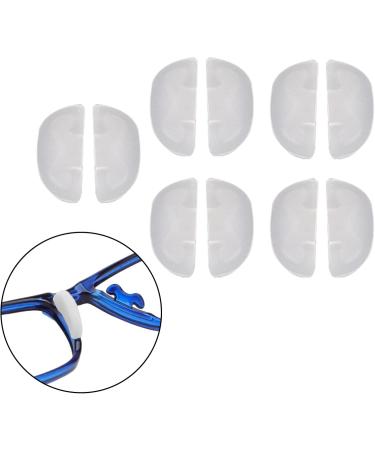 Folpus 10pcs Silicone Children Eyeglass Nose Pads - Comfortable Soft Thickened Replacement for Eyewear & Sunglasses - White - Buy Online on SooperMarket.com