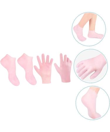 minkissy 1 Set Hydrating Sock Gloves moisturizing Hand Gloves Silicone Gel spa Gloves whitening exfoliating Gloves moisturizing Foot Socks moisturizing Socks for Cracked feet Dry feet Socks - Buy Online on SooperMarket.com