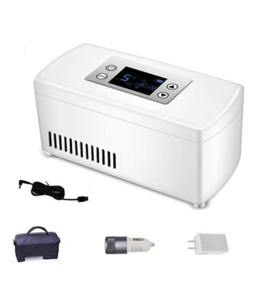 Portable Insulin Cooler Box Mini Insulin Refrigerator Small Travel Box for Medication Keeps Diabetes Medication Cool for Car Travel Home