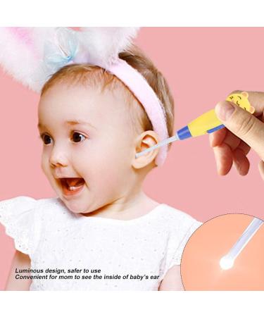 Qiilu Toddler Ear er Baby Ear Scoop - Yellow Kitten - ABS Plastic | Ear Care Essential - Buy Online on SooperMarket.com