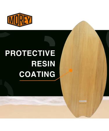 Morey 37.5 Wood Skimboard with Grip Pad - Ideal for Kids and Adults - Buy Online on SooperMarket.com