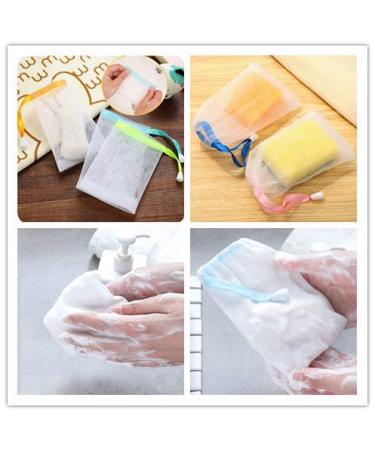 40 Pack Magnoloran Double Layer Exfoliating Mesh Soap Saver Pouch for Body & Facial Cleaning - Buy Online on SooperMarket.com