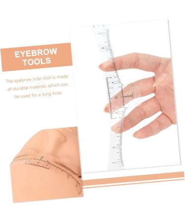 ORFOFE 50Pcs eyebrow tattoo ruler makeup tools make up kit measuring eyebrow shaper Simple set Miss - Buy Online on SooperMarket.com