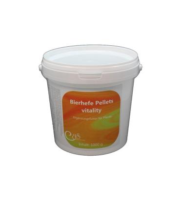 Brewer's Yeast Pellets Vitality - with silica coat change vitamin B supplementary feed for horses (1000 g)