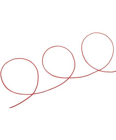 0.8mm Red Nylon Cord Thread for Chinese Knot Macrame Bracelet - Braided Rattail String - Buy Online on SooperMarket.com