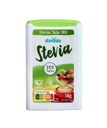 Steviola/Tabs 300 pieces/Perfect for on the go/Suitable for food and drinks/Vegan and natural/Sweetness without sugar
