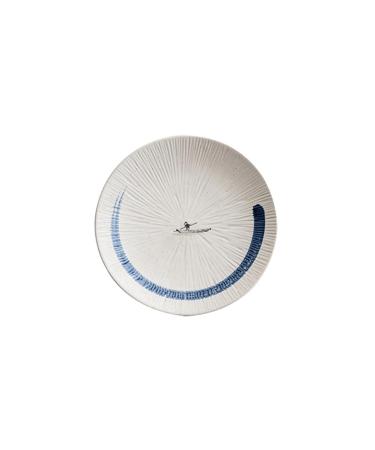 Dinnerware Dishes Plates Ceramic Steak Plate Fruit Plate Dim Sum Plate Dinner Plate Western Tableware Plates for Home Kitchen Hotel Party Dinner Restaurant Family Party Plates (Size : 20.5cm)