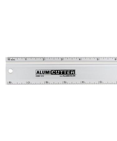 Alumicolor Alumicutter  Safety Ruler and Straight Edge  Aluminum  30 inches  Silver (1315-1)
