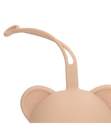 Bear Shaped Silicone Pacifier Storage Box for Newborns - Travel Holder & Accessories in Coffee Color - Buy Online on SooperMarket.com