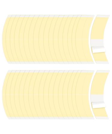 Vlasy 144 Pieces Wig Tape Double Sided Toupee Tape Waterproof Invisible Hair Tape Lace Tape for Wigs High Adhesive Wig Tape for Lace Front Wigs Full-cap Wigs Toupee Hair Extensions
