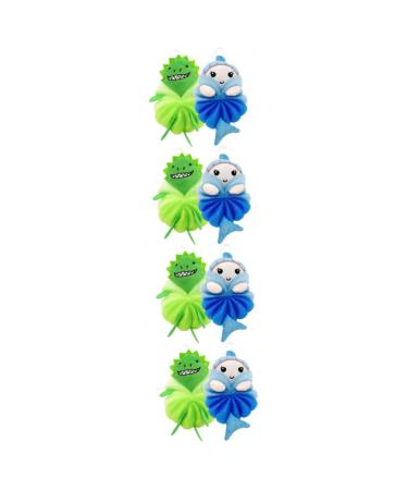 NOLITOY 8 Pcs Children's Bath Ball Shower Supplies Body Mesh Brush Luffa Household Bath Loofah Body Wash Sponge Shower for Body Baby Sponge Polyethylene Clean Newborn