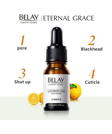Lactobionic Acid Essence Zero Pore Instant Perfection Serum Nourishes & Moisturize Pore Shrinkage Facial Essence Fix Wrinkle and Pore Vanisher for All Skin 10 ml - Buy Online on SooperMarket.com