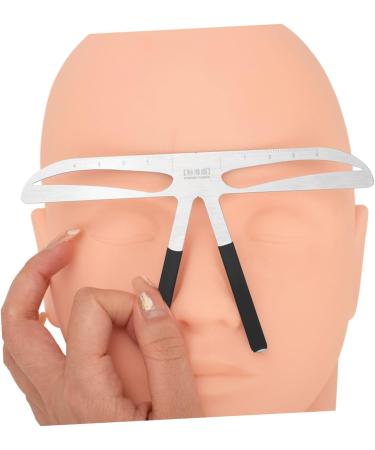 WOFASHPURET Eyebrow Ruler for Girl Stainless Eyebrow Position Ruler Tool Measuring Ruler Eyebrow Marks Portable - Buy Online on SooperMarket.com