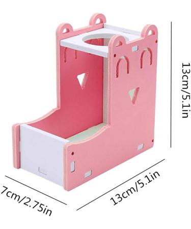 xihan123 Hamster Bowl Plastic Rabbit Food Bowls Durable Resuable Rabbit Hay Feeder For Allow To Keep The Cage Area Clean Help Reduce Hay Waste set-pink - Buy Online on SooperMarket.com