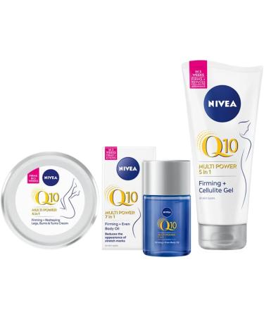 NIVEA Q10 Firming + Good-bye Cellulite Gel Cream 200ml with Lotus Extract - Results in 3 Weeks - Buy Online on SooperMarket.com