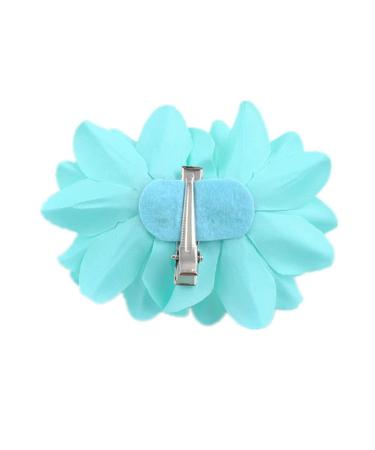 Lovefairy Women's Royal Blue Double Rose Flower Rhinestone Hair Clip - Bridal Headwear for Girls & Dance Shows - Buy Online on SooperMarket.com