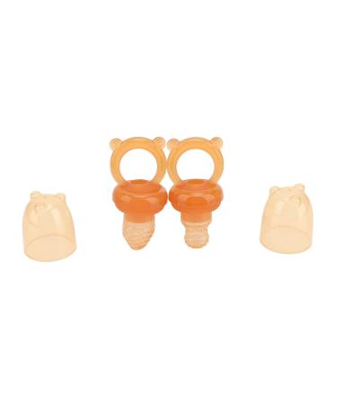 Shop Baby Fruit Feeder Pacifiers - Soft Silicone Teething Relief | 2PCS Educational Safe for Home Use - Buy Online on SooperMarket.com