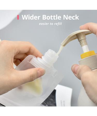 Travel Bottles Set - 15 Pieces 100ml Squeeze Bottles for Toiletries Perfect for Air Travel Shampoo Gel & Cream - Mulaibdin - Buy Online on SooperMarket.com