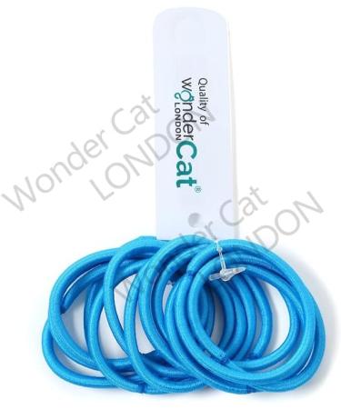 12 PCS Elastic Hair Bands 3mm Elastic Hair Ties Ponytail Holders Bulk Hair Ties No Metal Gentle Elastics for Women Men Girls Kids (Blue) - Buy Online on SooperMarket.com