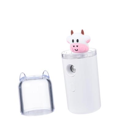 Mikinona Moisturizer Air Diffuser Moisturizing Humidifier Mini Face Mister Plastic Material White