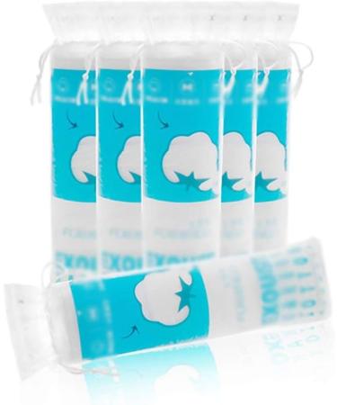 Portable Cleansing Cotton 100pcs Soft Pure Cotton Facial Pads Soft Cotton Round Cleansing Pads Dual Sides Allowing Surface Use Cotton Pads Soft Comfortable (Color : White Size : 6cm) 6cm White - Buy Online on SooperMarket.com