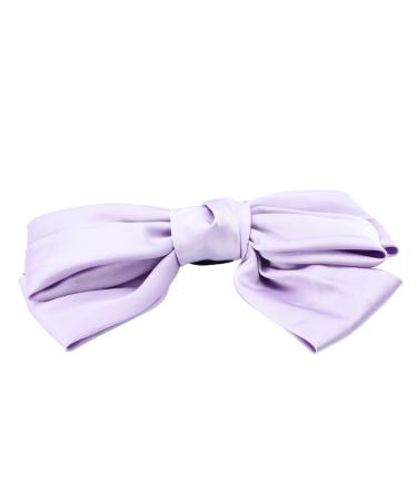 Angoily Bow Hairpin Back of Head D568 Purple Fabric (cotton) Grace