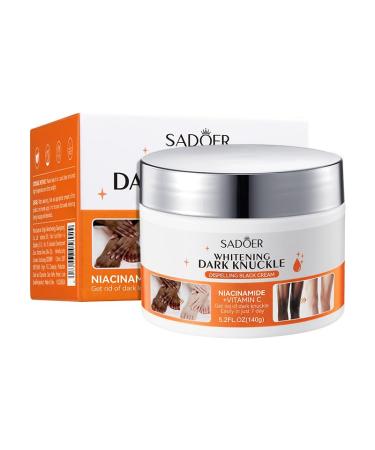 5.2oz Dark Knuckle Whitening Cream Skin Body Bleaching For Dark Knees and Elbows Moisturizing Strong Joint Whitening Cream for Clavicle Neck Niacinamide Vitamin C Dark Spot Corrector Remover