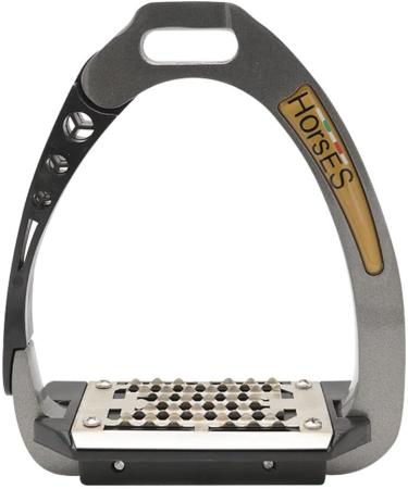 Premium Carbon/Black Safety Stirrups for Riders - Maximum Comfort & Modern Design | International Shipping - Buy Online on SooperMarket.com