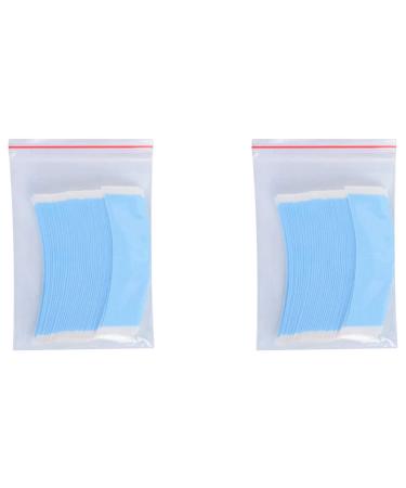 Naugan 72Pc/Lot Strong Wig Tape Strips Fixed Hair Adhesive Extension Double Tape Waterproof and Sweat for Toupee Lace Wigs Film