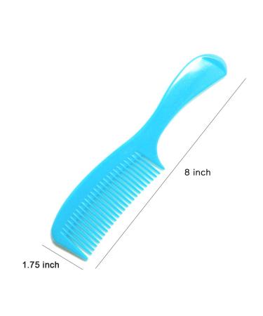 LUXXII Styling Essentials Round Handle Comb Set - 6 Pack of Colorful Combs with Bonus 5 Favorict Pocket Comb (A) - Buy Online on SooperMarket.com