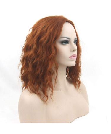 Shop BGHJUE Red Short Synthetic Wig for Women | Corn Hot Curls & Side Fringe | Pixie Cut | International Shipping Available - Buy Online on SooperMarket.com