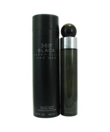 Perry Ellis 360 Black by Perry Ellis Eau De Toilette Spray 3.4 oz