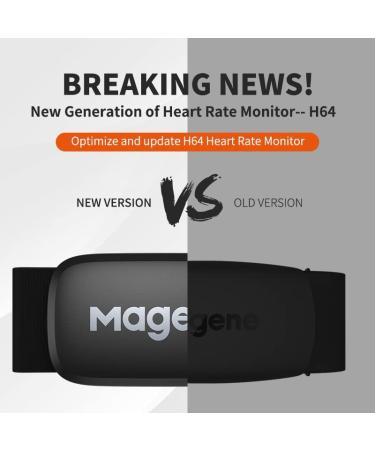 Magene H64 Heart Rate Monitor with Chest Strap - ANT+/Bluetooth Sensor for Bike Computers & iOS/Android Apps - Buy Online on SooperMarket.com