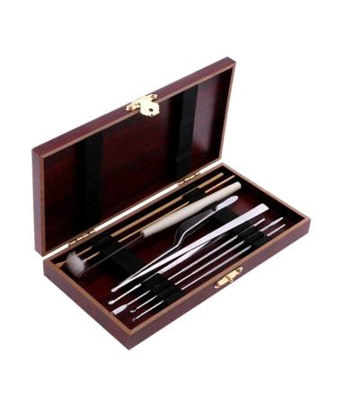 1Set 8Pcs Health Care Tool Ear Pick Cleaning Ear Wax Remover Cleaner Curette Kit X5XC