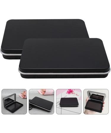 NOLITOY 2pcs Eyeshadow Empty Cushion Compact Matte Blush Cosmetic Tools Storage Box Mix Blush Powder Travel - Buy Online on SooperMarket.com