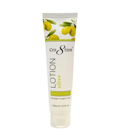 Cre8tion Spa Hand & Body Lotion Nourishing Skin Lotion Moisturizer From Dryness and Flaking 100 ml/fl. 3.3 oz (Olive)