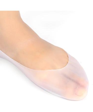 Moisturizing Full Foot Socks - Silicone Gel Socks for Cracked Feet - 1 Pair of Hydrating Boat Socks - Buy Online on SooperMarket.com