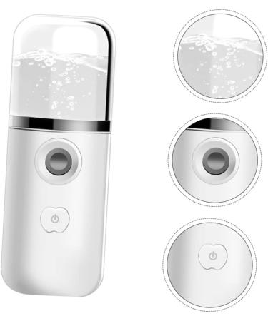 CANIGHT Hydrating Instrument Face Steamer Eyelash Extensions Mist Cool Mist Sprayer Facial Mister Abs White - Buy Online on SooperMarket.com